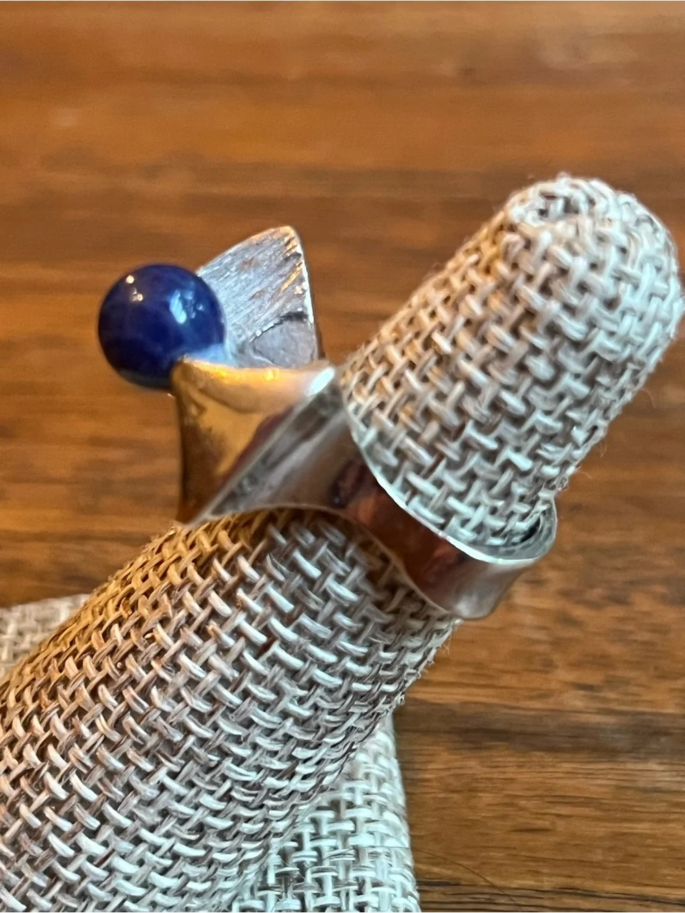1974 Sterling Silver Finnish Jeweler Matti Hyvarinen Modernist ring- Hallmarked!